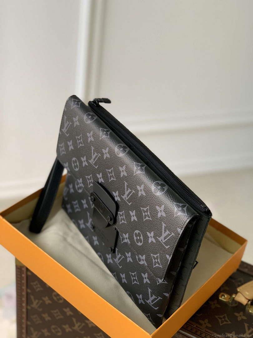 LV M82598 Louis Vuitton Pochette S-Lock Black