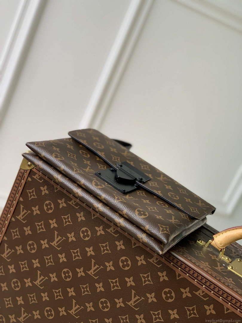 LV M82598 Louis Vuitton Pochette S-Lock Brown