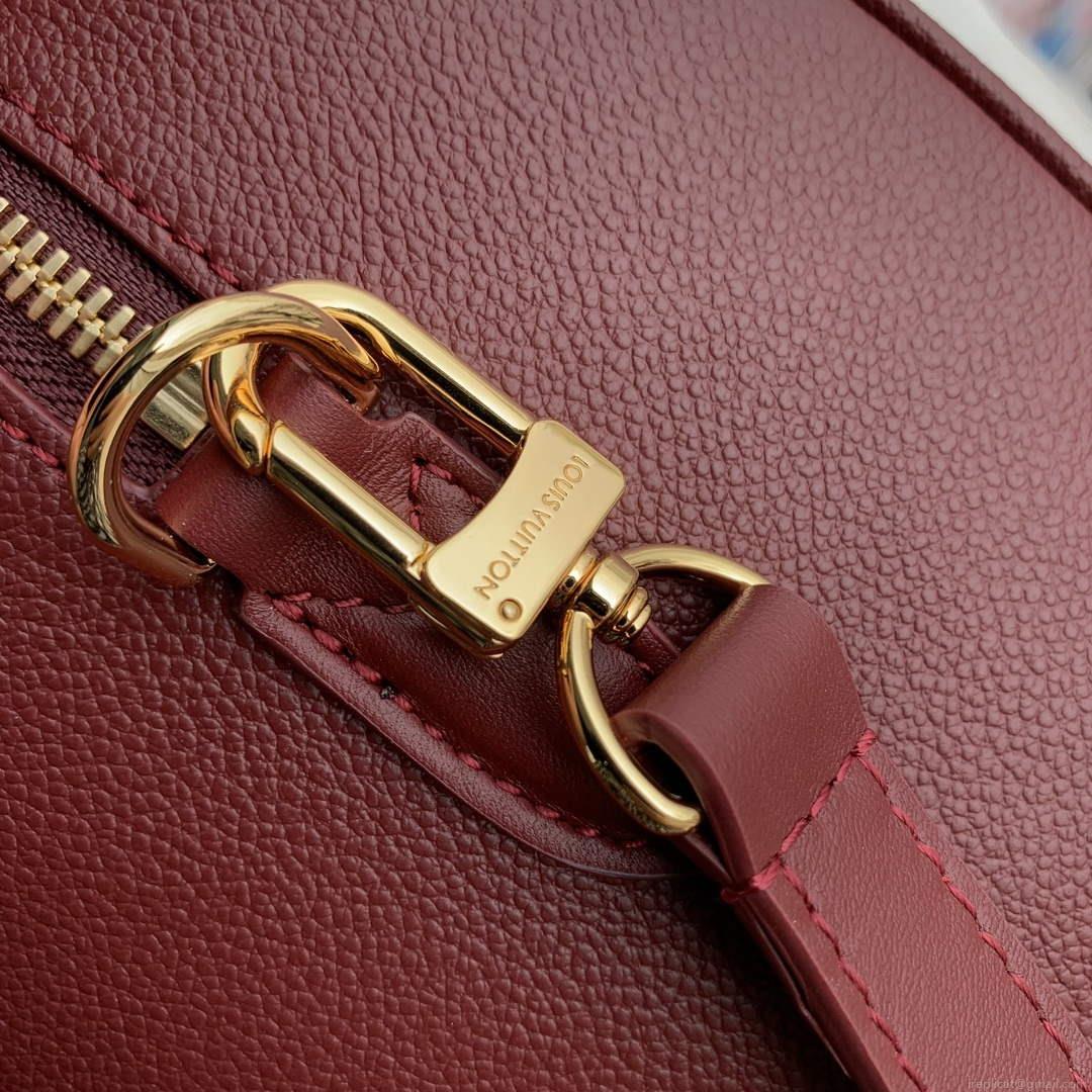 LV M59273 Louis Vuitton Speedy Bandoulière 25 Handbag Wine Red