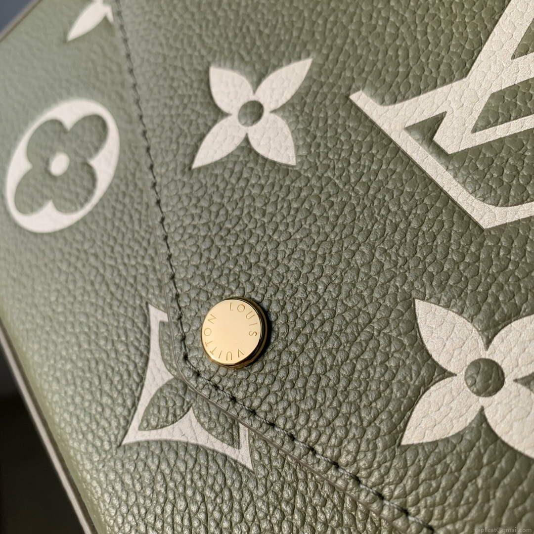 LV M82610 Louis Vuitton Félicie Pochette Bag Grass green