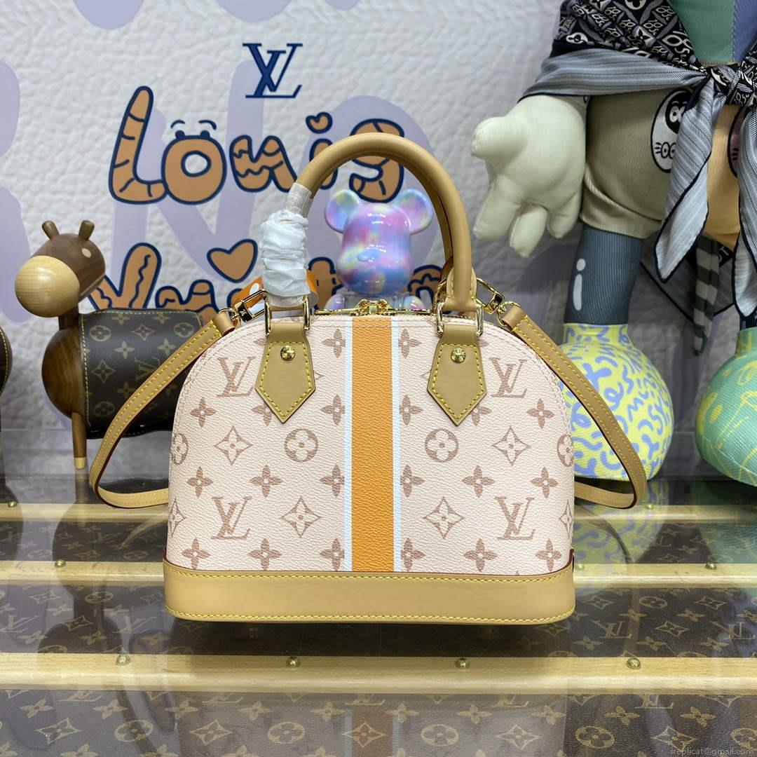 LV M23502 Louis Vuitton Alma BB Bag Beige/Ochre