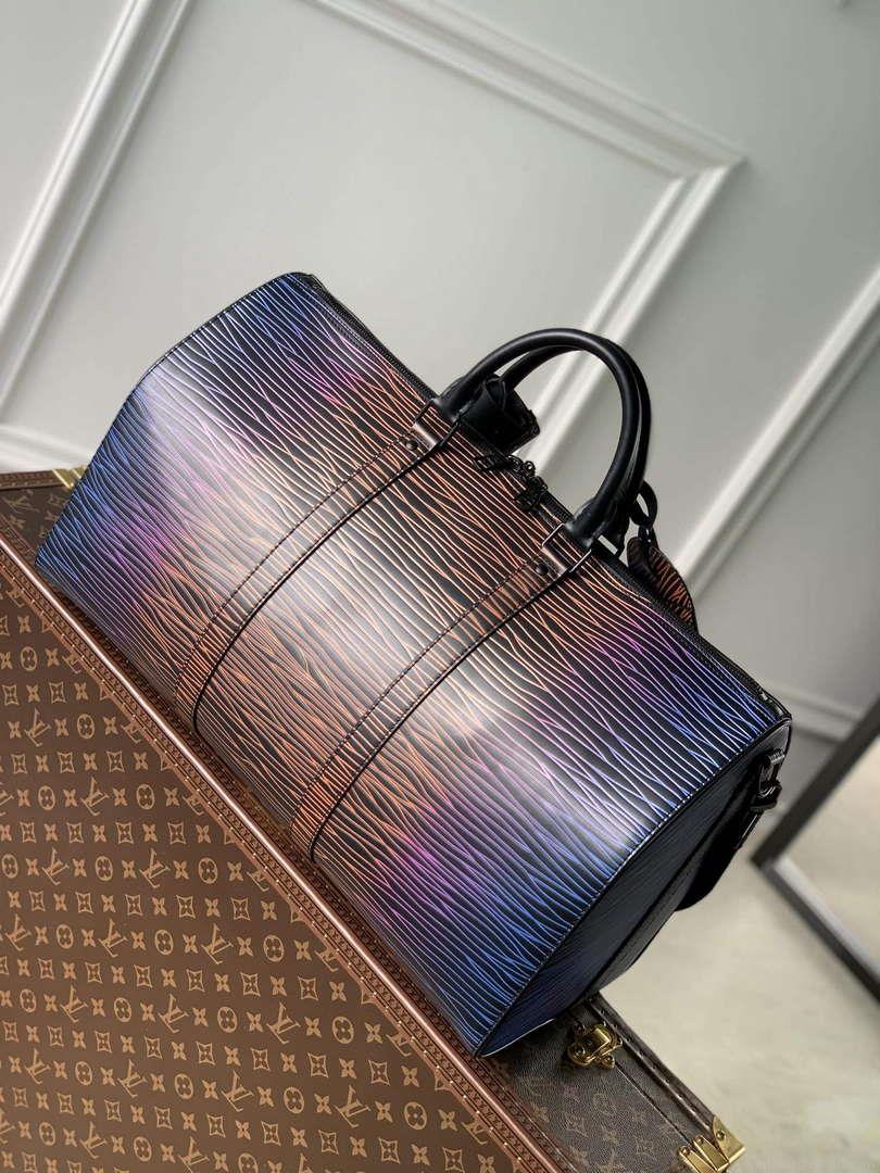 LV M23174 Louis Vuitton Keepall Bandoulière 50 Bag Gradient Electric Sun