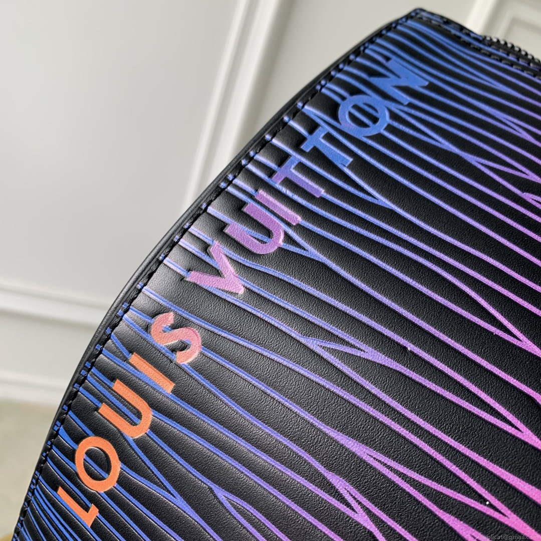 LV M23174 Louis Vuitton Keepall Bandoulière 50 Bag Gradient Electric Sun