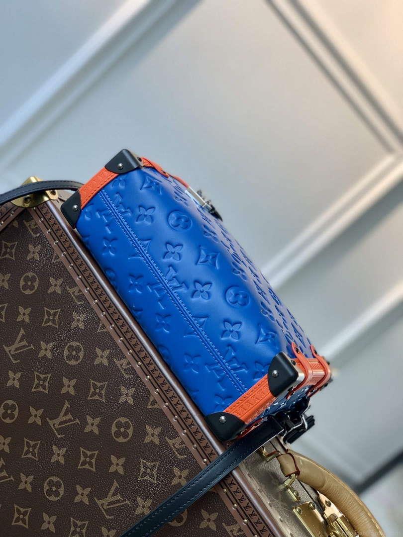 LV M21709 Louis Vuitton Side Trunk PM Bag Blue