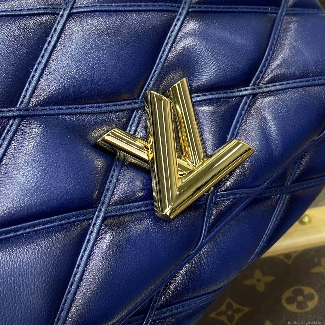 LV M23682 Louis Vuitton GO-14 MM Bag Navy Blue