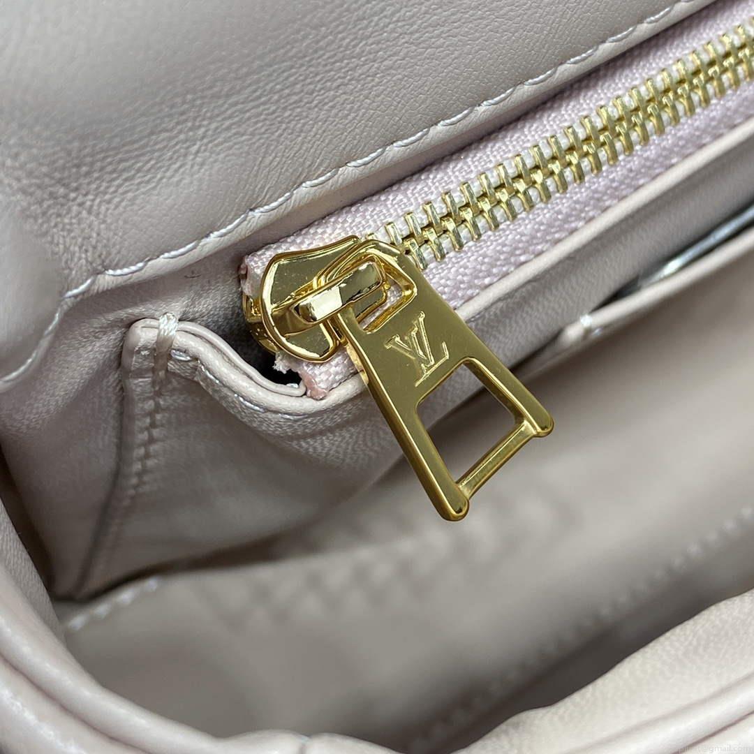 LV M23568 Louis Vuitton GO-14 MM Bag Beige/Pink