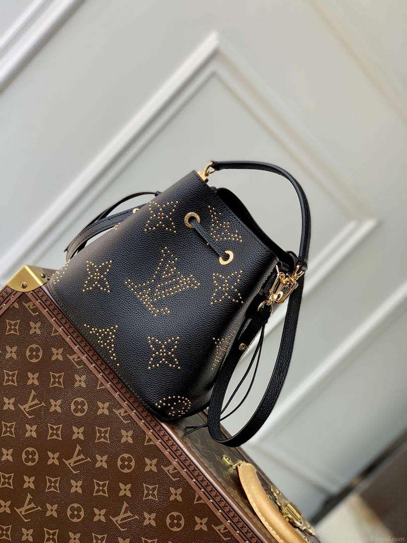 LV M46734 Louis Vuitton Néonoé BB Bucket Bag Black