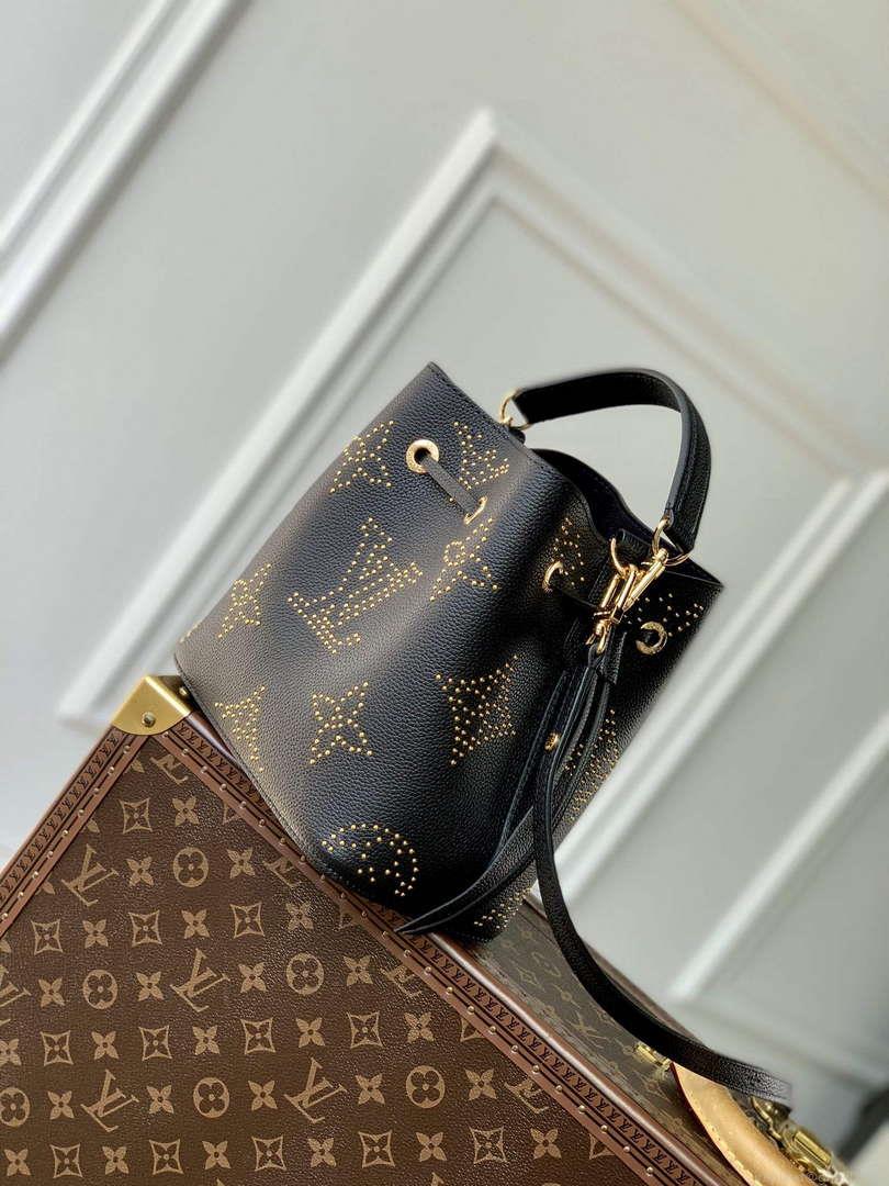LV M46734 Louis Vuitton Néonoé BB Bucket Bag Black