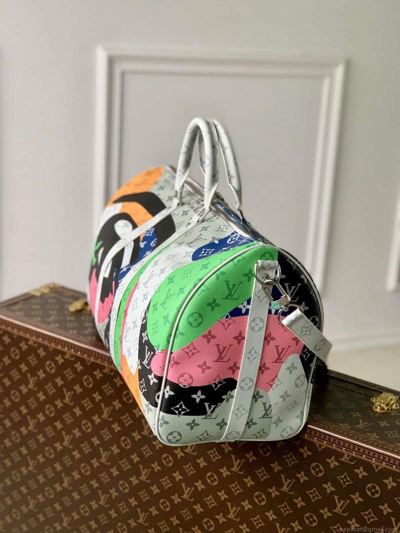 LV M23160 Louis Vuitton Keepall Bandoulière 45 Multicolor
