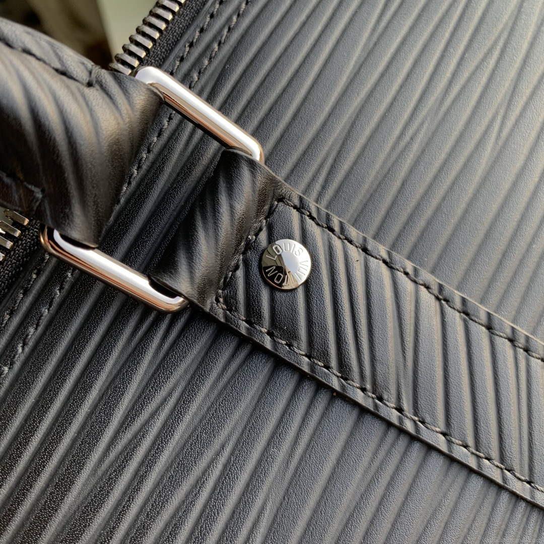 LV M23721 Louis Vuitton Keepall Bandoulière 50 Bag Black