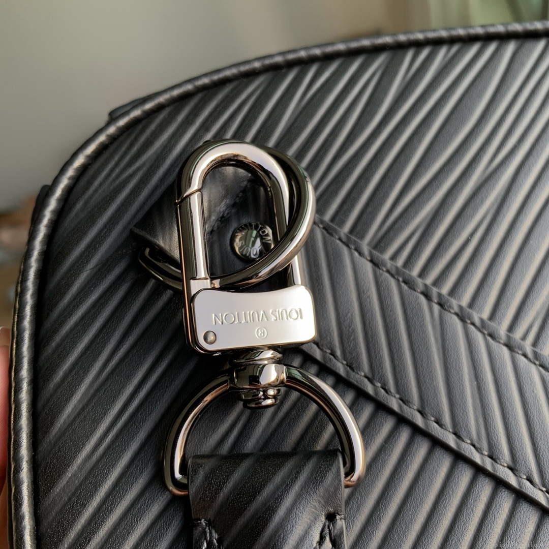 LV M23721 Louis Vuitton Keepall Bandoulière 50 Bag Black