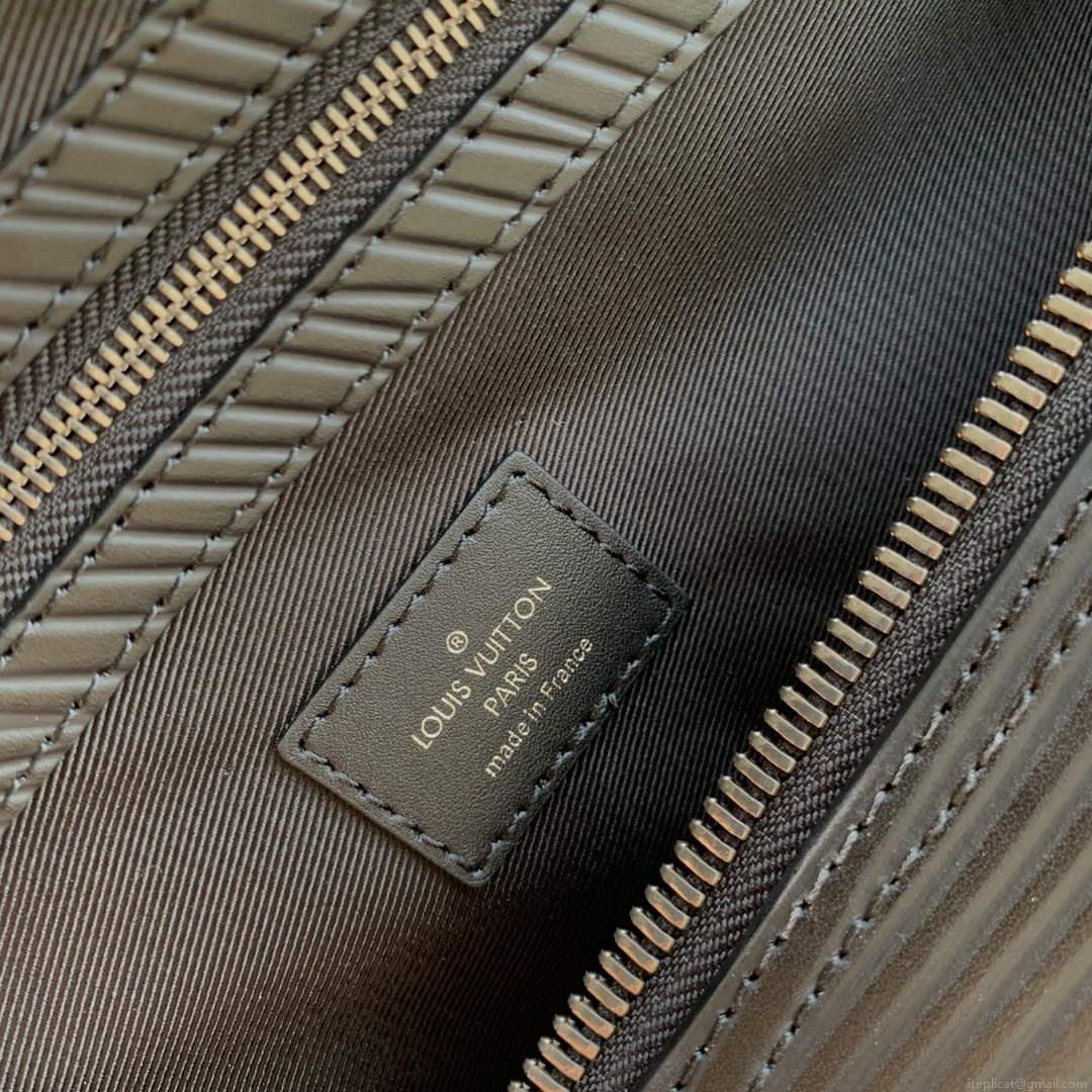 LV M23721 Louis Vuitton Keepall Bandoulière 50 Bag Black