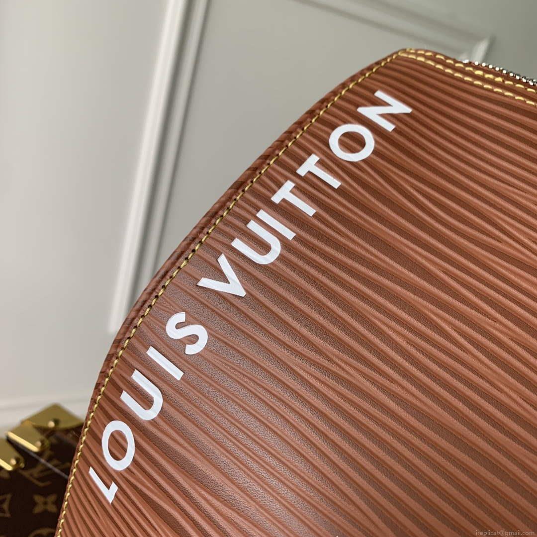 LV M23721 Louis Vuitton Keepall Bandoulière 50 Bag Brown