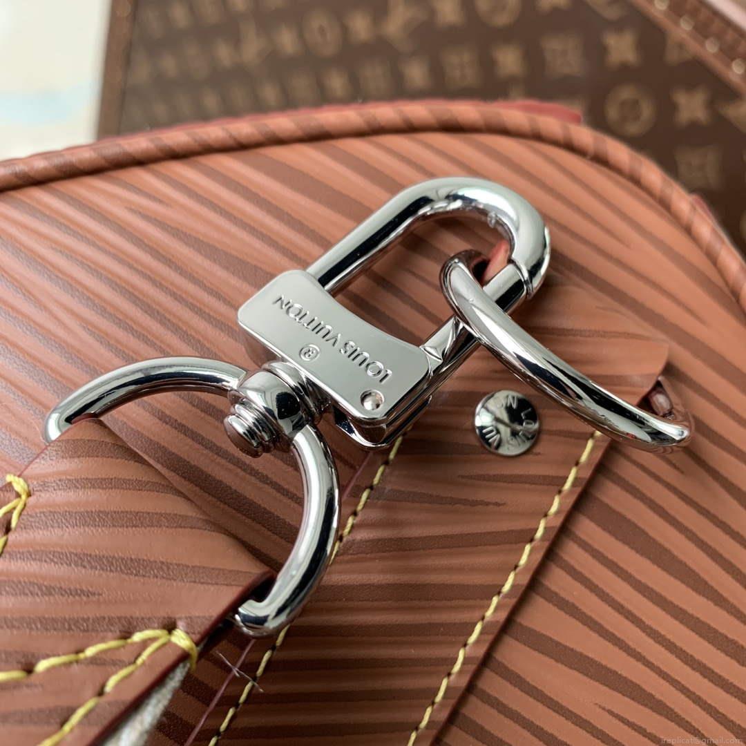LV M23721 Louis Vuitton Keepall Bandoulière 50 Bag Brown