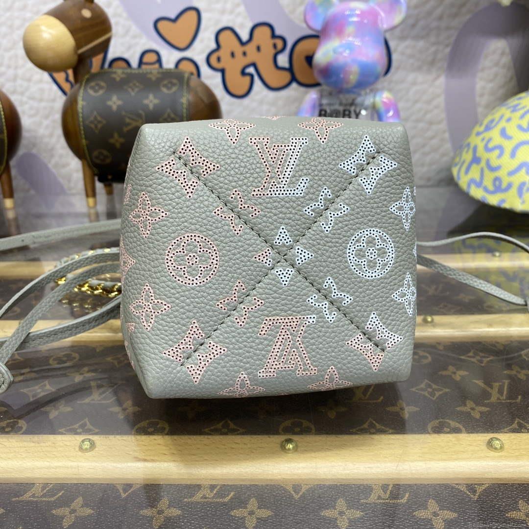 LV M82731 Louis Vuitton Pico Bella Mucket Bag Gray