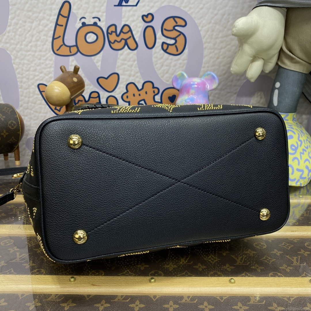LV M23393 Louis Vuitton Blossom PM Tote Bag Black