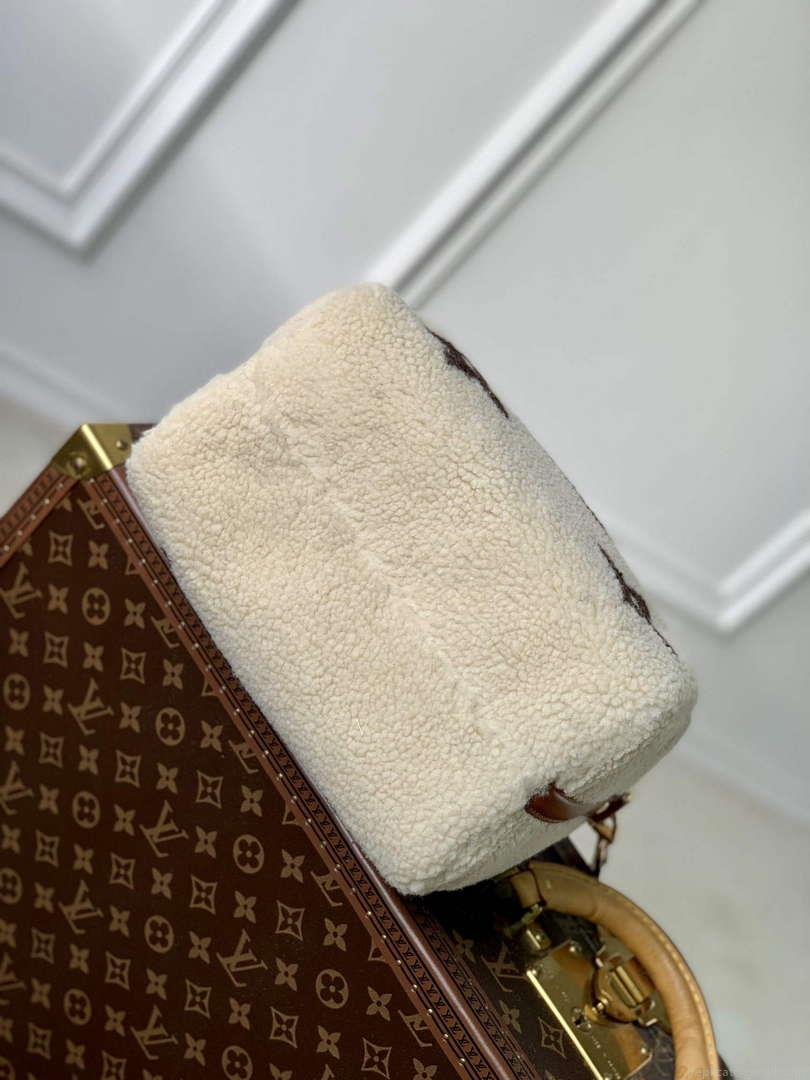 Louis Vuitton LV M23468 Speedy Bandoulière 25 Bag Cream/Brown