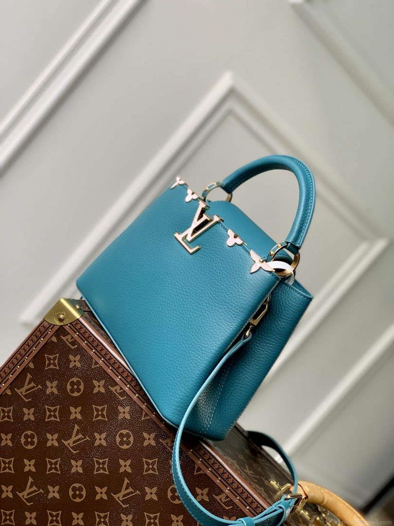 Louis Vuitton LV M23766 Capucines BB Handbag Green