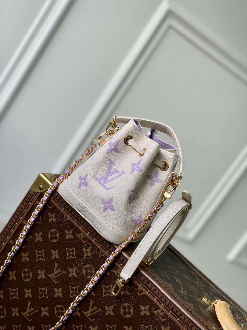 LV M46291 Louis Vuitton Nano Noé Bag Purple