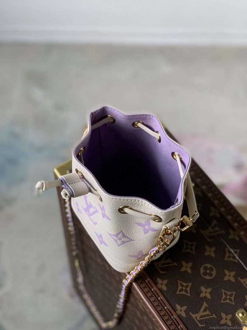 LV M46291 Louis Vuitton Nano Noé Bag Purple