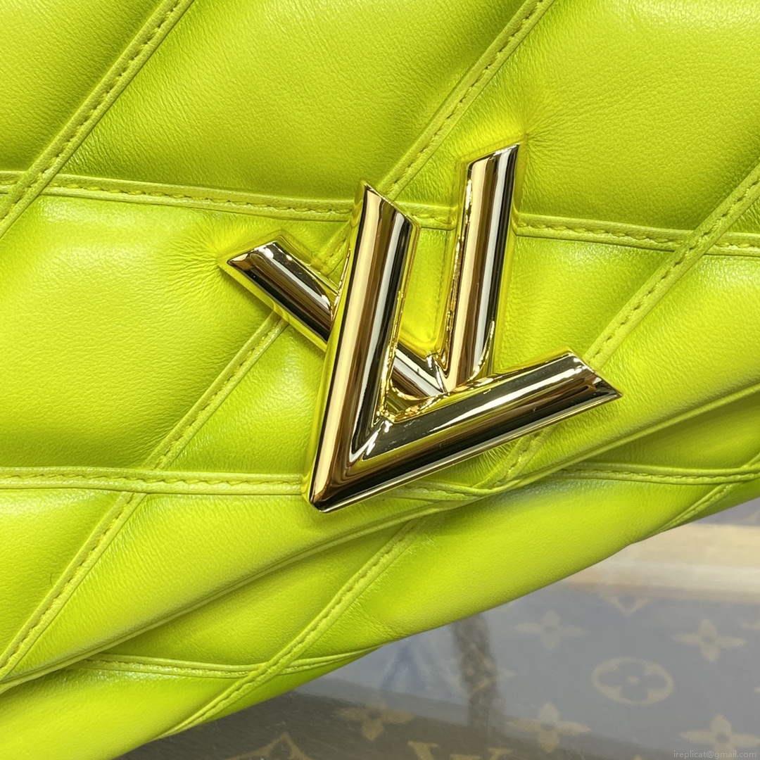LV M24186 Louis Vuitton GO-14 MM Bag Lemon Yellow