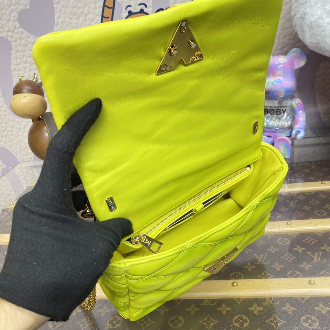 LV M24186 Louis Vuitton GO-14 MM Bag Lemon Yellow