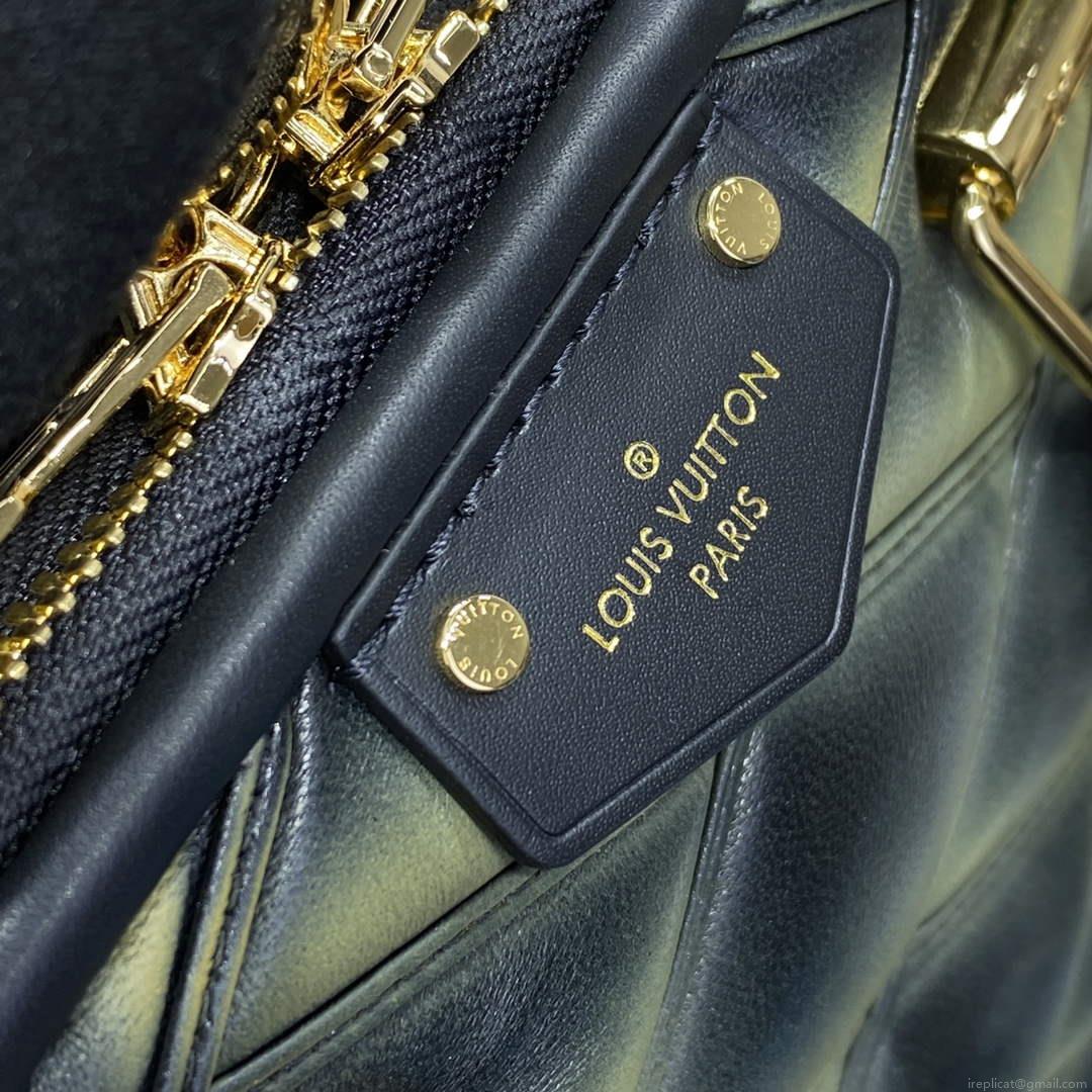 LV M23576 Louis Vuitton Alma BB Bag Black/Green