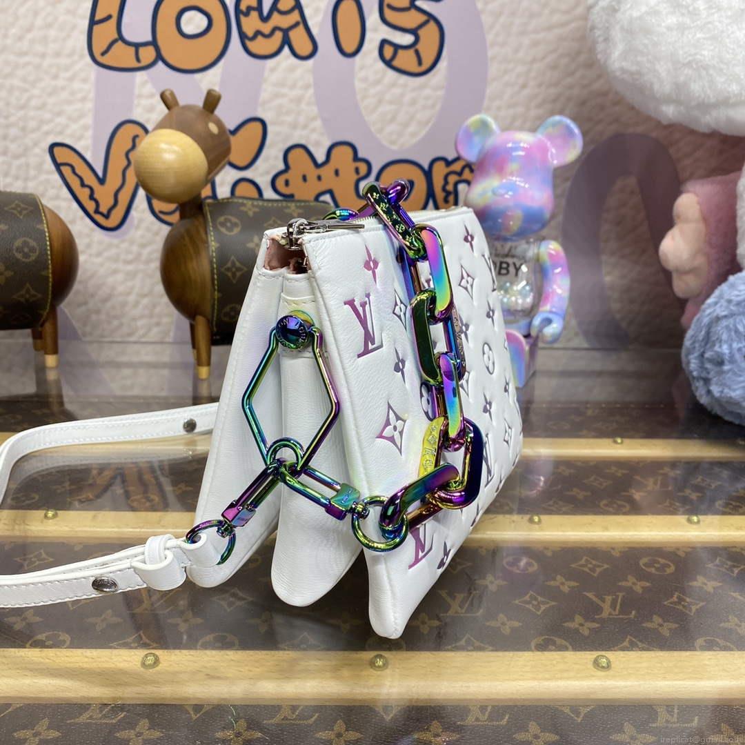 LV M23617 Louis Vuitton Coussin BB Bag White