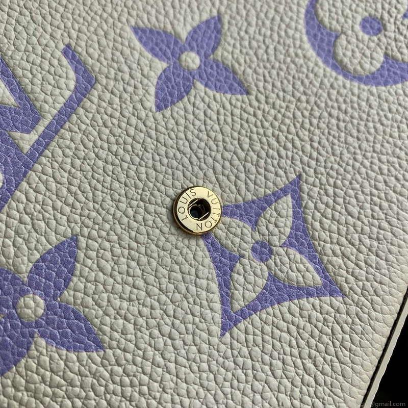 LV M82610 Louis Vuitton Pochette Félicie Bag Taro Purple