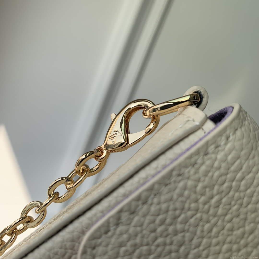 LV M82610 Louis Vuitton Pochette Félicie Bag Taro Purple