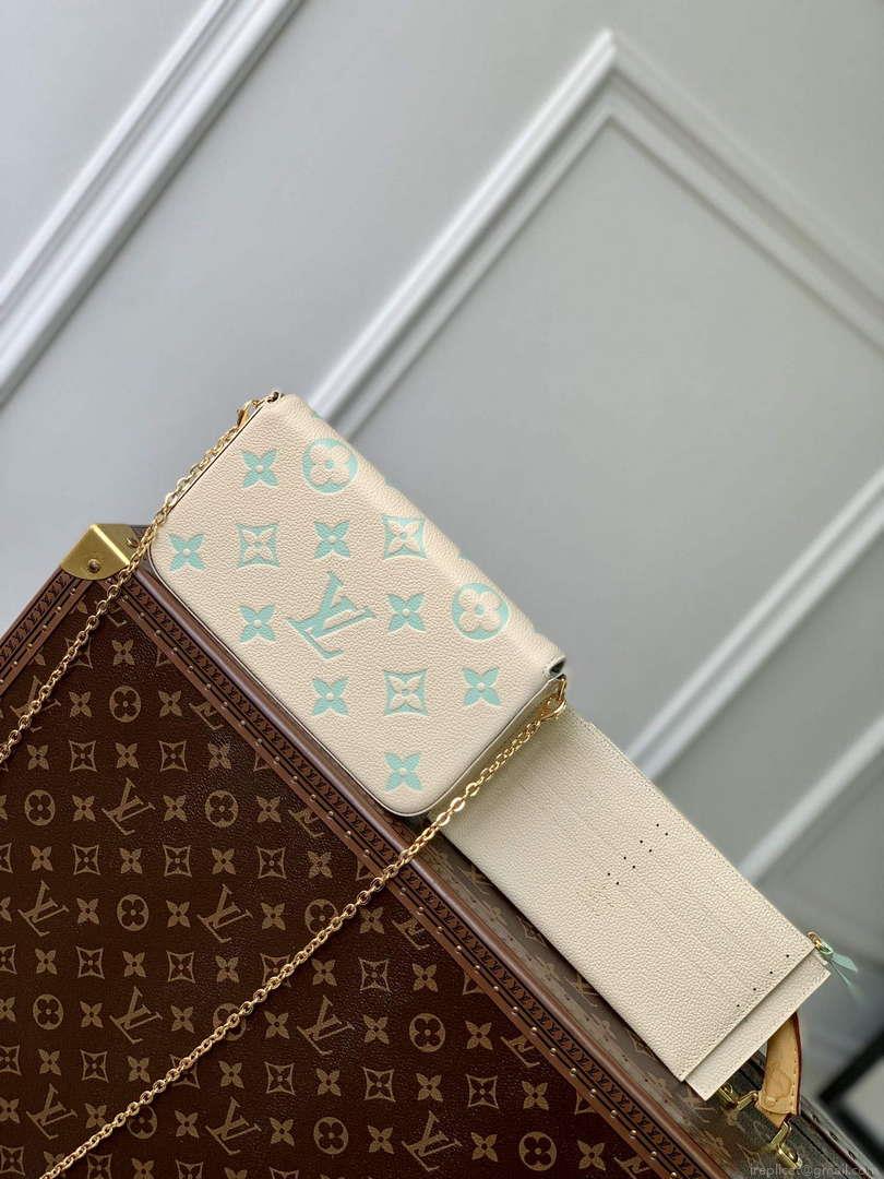 LV M82610 Louis Vuitton Pochette Félicie Bag Matcha green