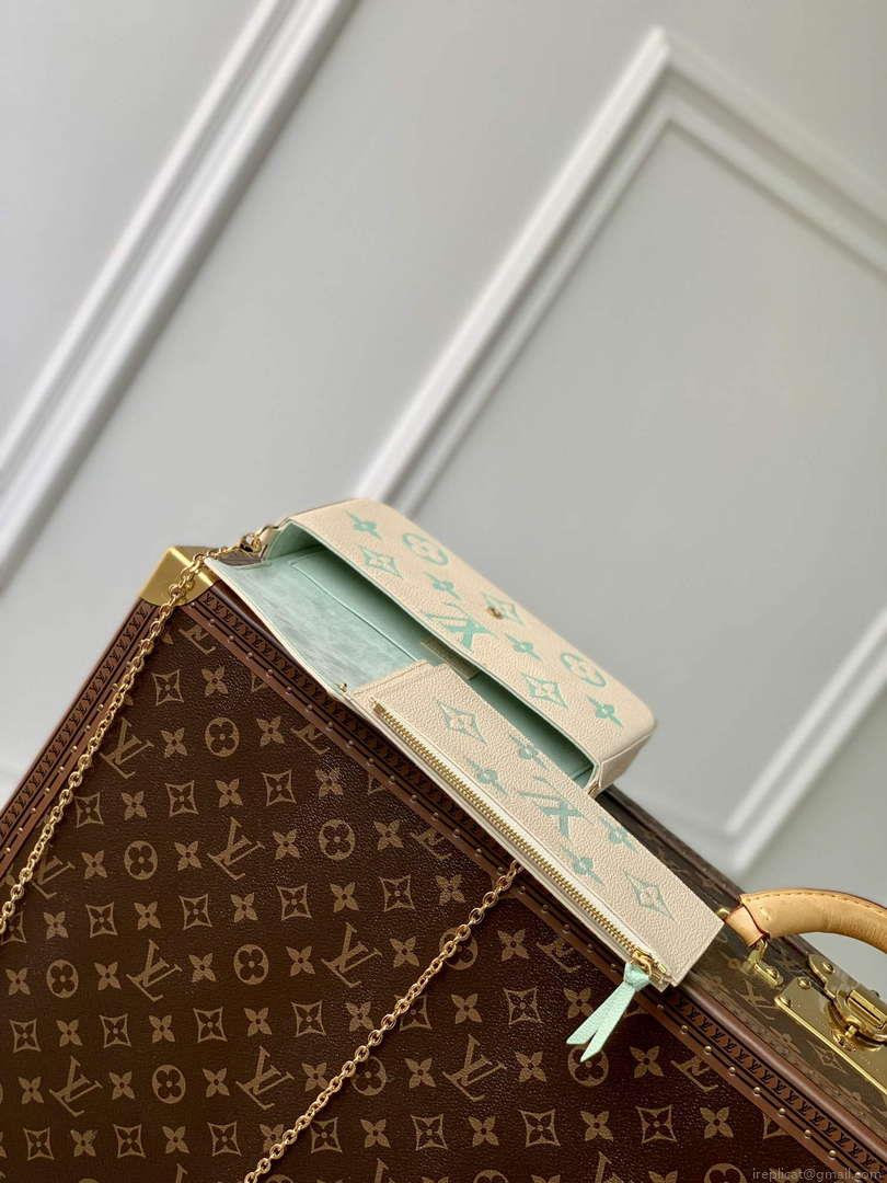 LV M82610 Louis Vuitton Pochette Félicie Bag Matcha green
