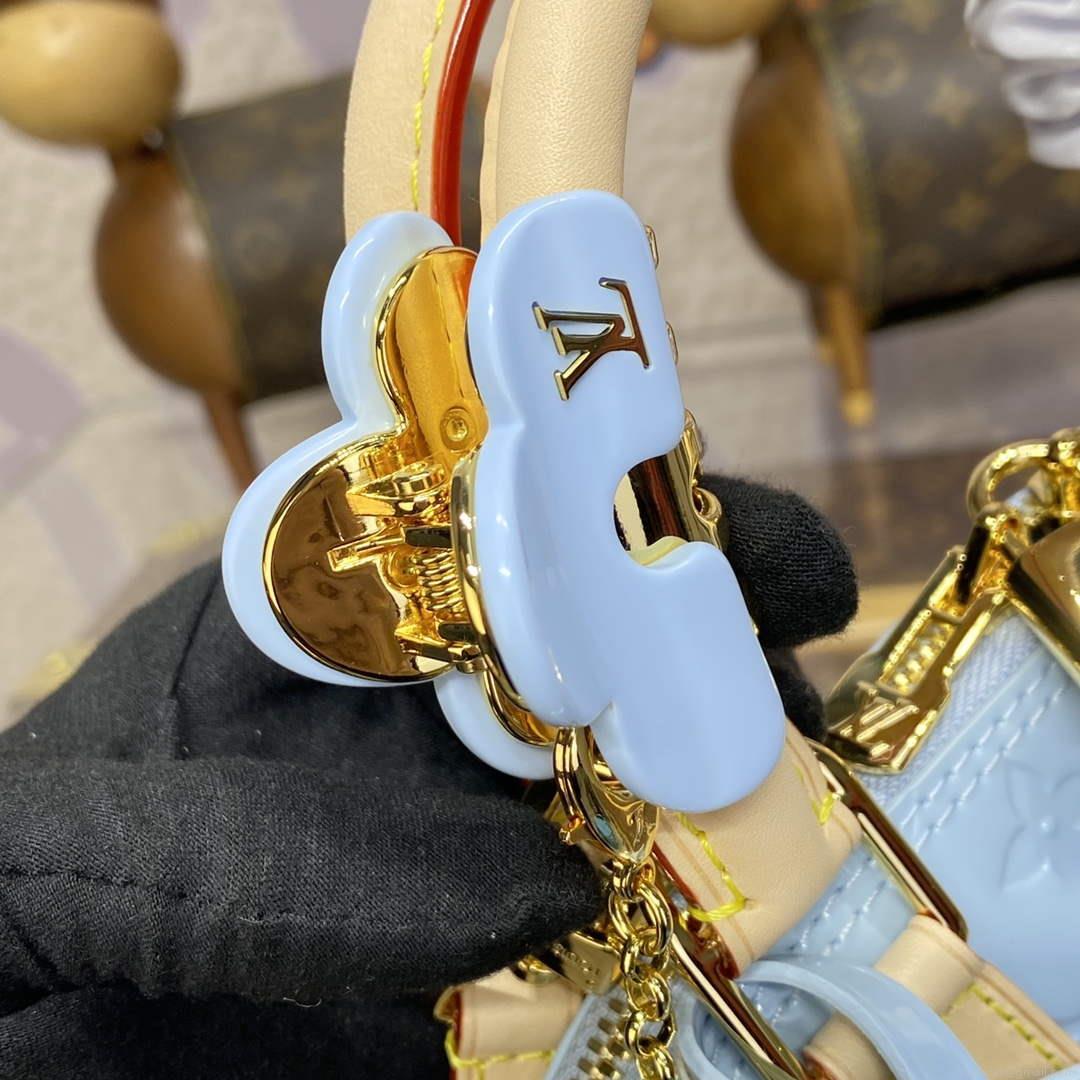 LV M24062 Louis Vuitton Alma BB Bag Sky Blue