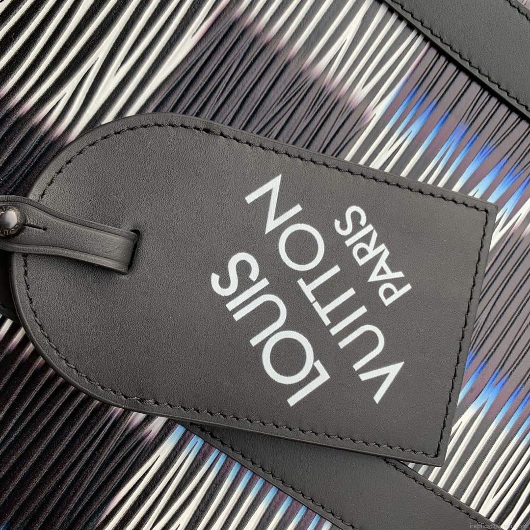 LV M23771 Louis Vuitton Keepall Bandoulière 50 Bag Blue Moon