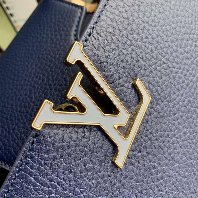 LV M23199 Louis Vuitton Capucines Mini Handbag French Blue