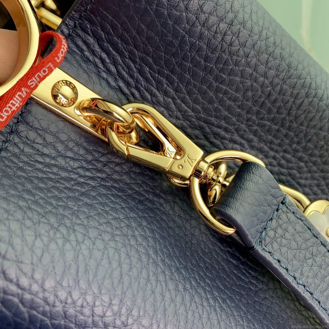 LV M23199 Louis Vuitton Capucines Mini Handbag French Blue