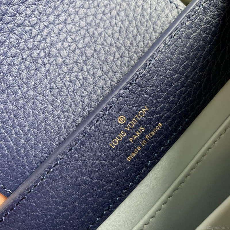 LV M23199 Louis Vuitton Capucines Mini Handbag French Blue