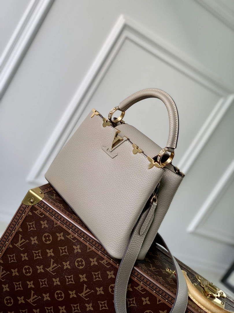 LV M24567 Louis Vuitton Capucines BB Handbag Galet