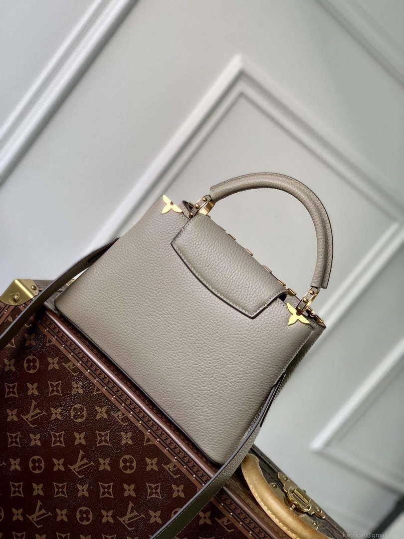 LV M24567 Louis Vuitton Capucines BB Handbag Galet