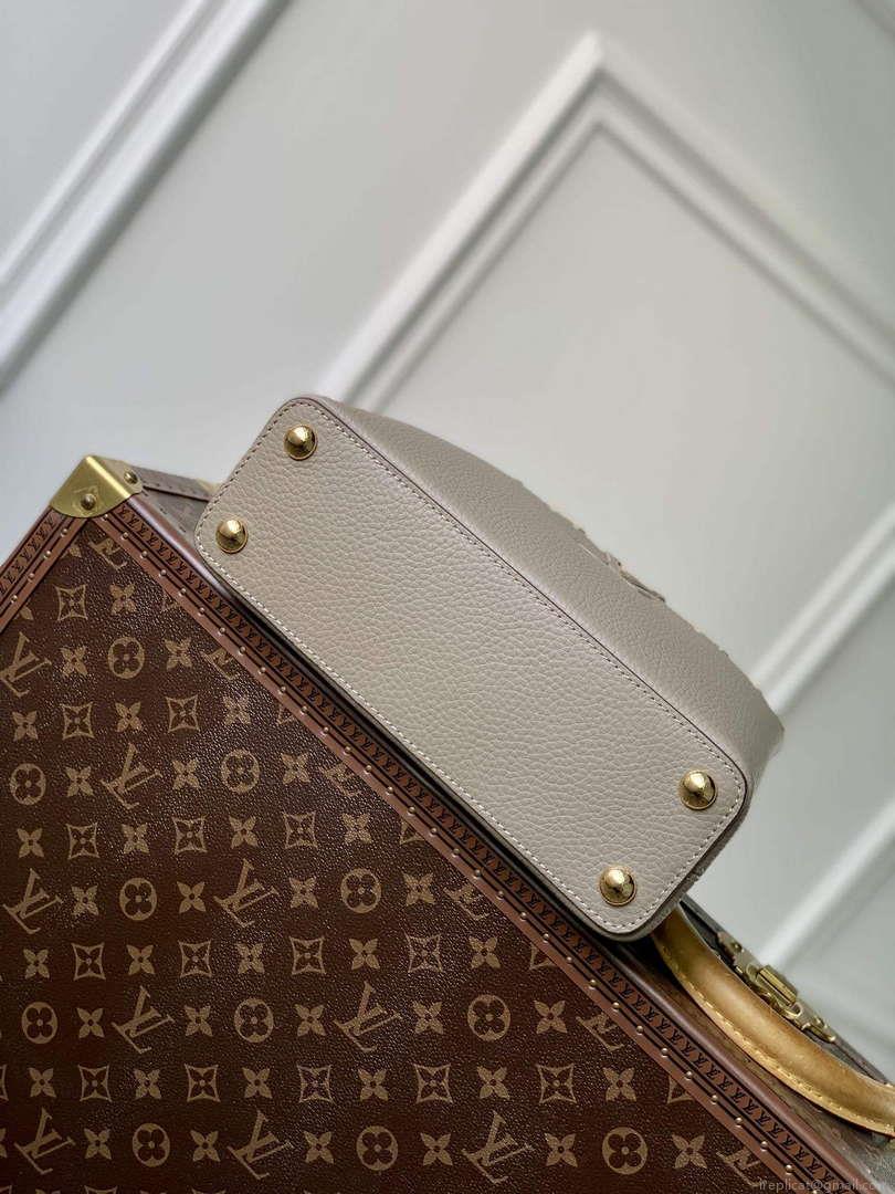 LV M24567 Louis Vuitton Capucines BB Handbag Galet