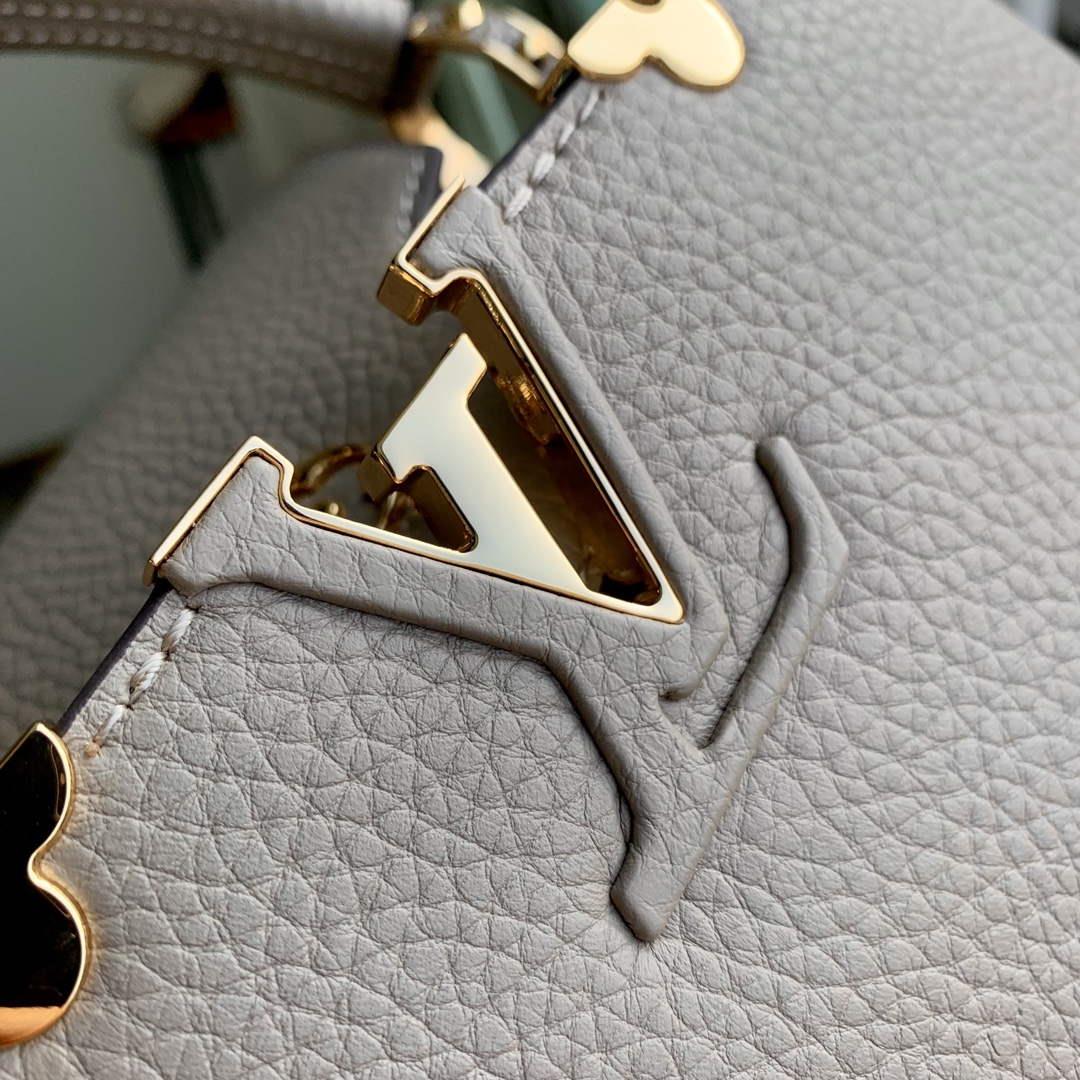 LV M24567 Louis Vuitton Capucines BB Handbag Galet