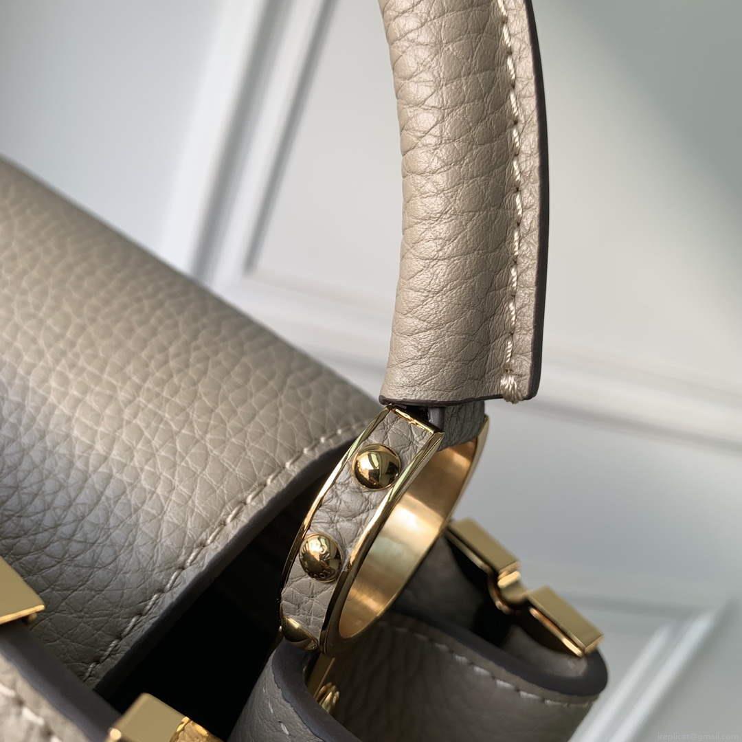 LV M24567 Louis Vuitton Capucines BB Handbag Galet