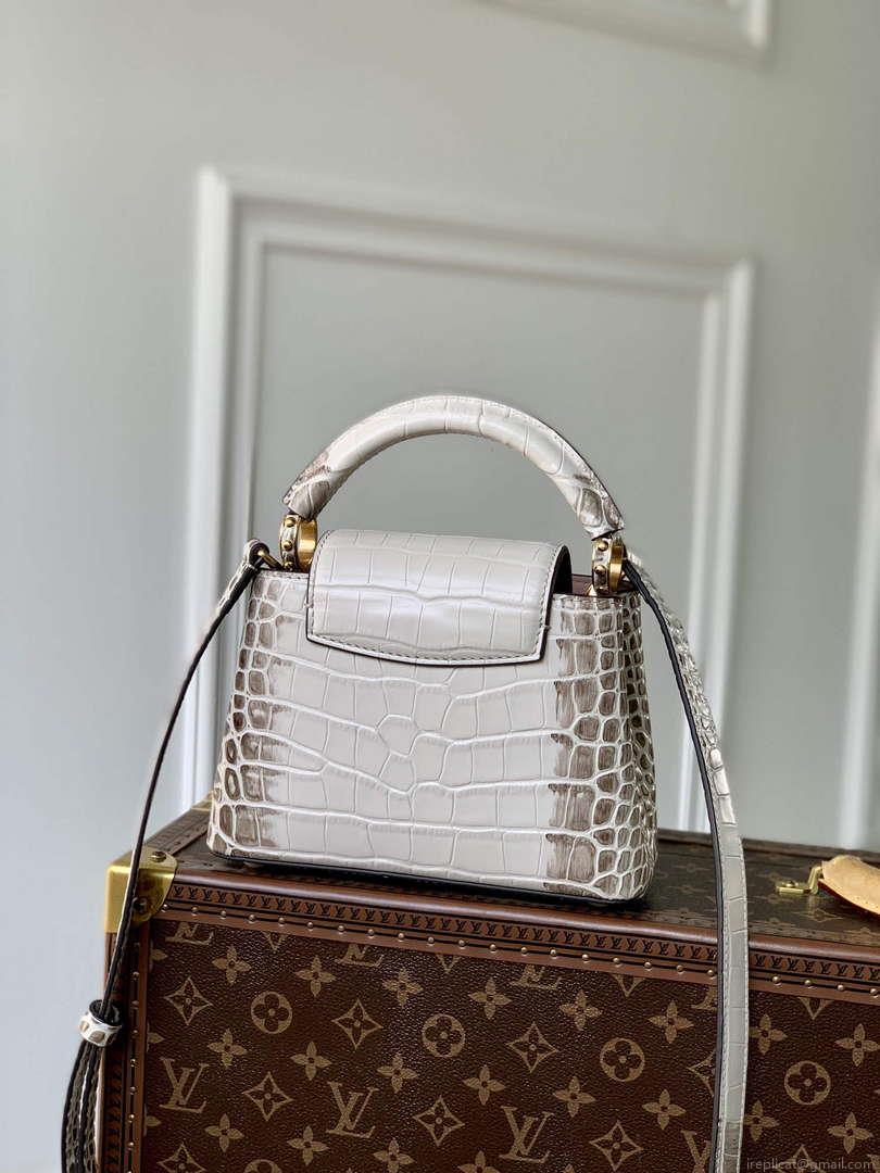 LV M48865 Louis Vuitton Capucines Mini Handbag Himalayas