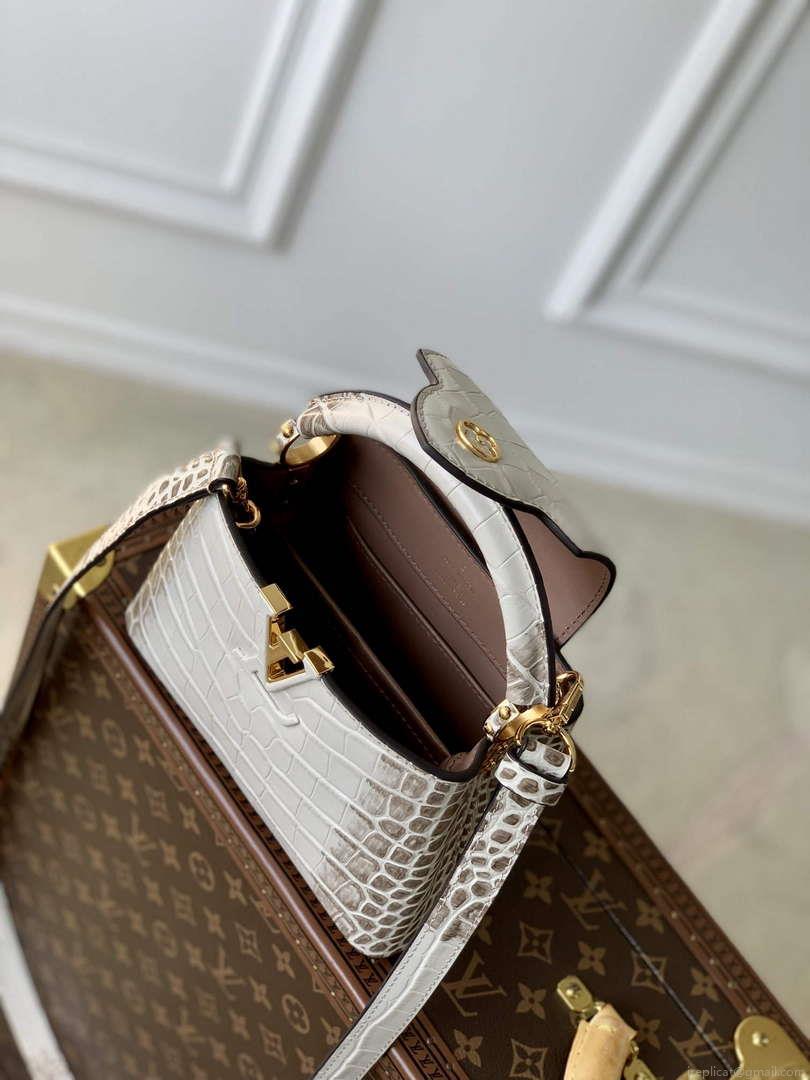 LV M48865 Louis Vuitton Capucines Mini Handbag Himalayas