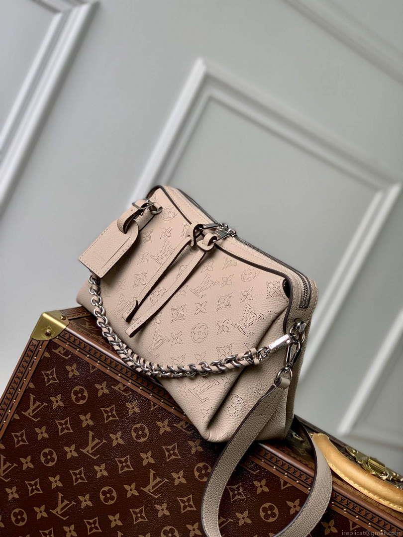 LV M24255 Louis Vuitton Hand It All PM Bag Galet Gray