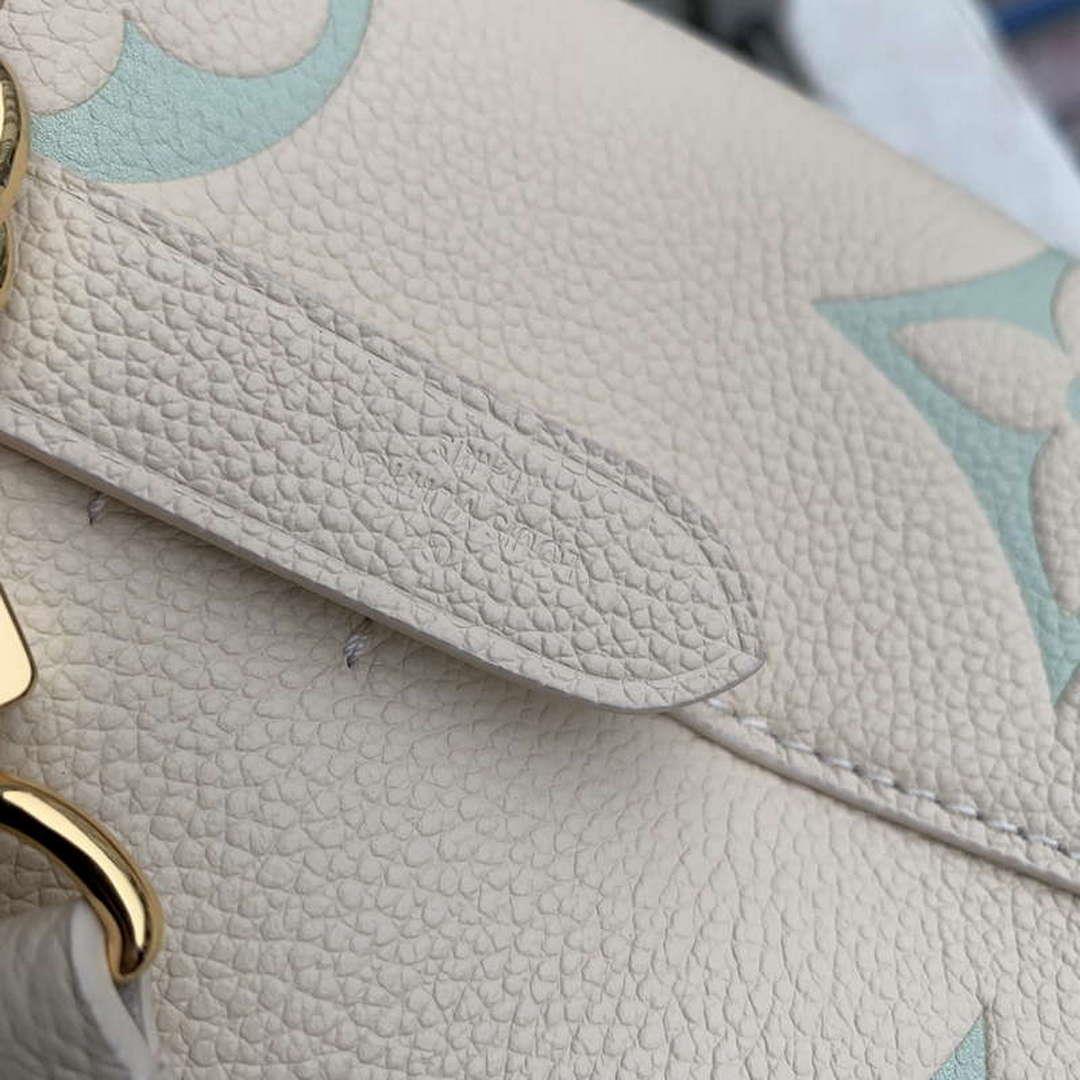 LV M24048 Louis Vuitton NéoNoé BB Bucket Bag Latte White Matcha