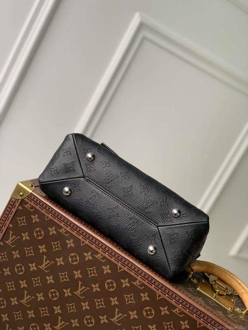 LV M24255 Louis Vuitton Hand It All PM Bag Mahina Black