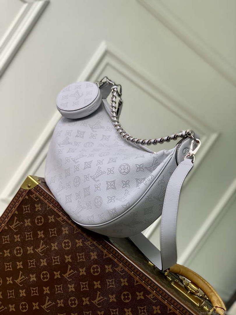 LV M22822 Louis Vuitton Baia MM Bag Mahina Light Lilac