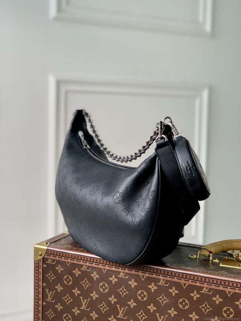 LV M22822 Louis Vuitton Baia MM Bag Mahina Black