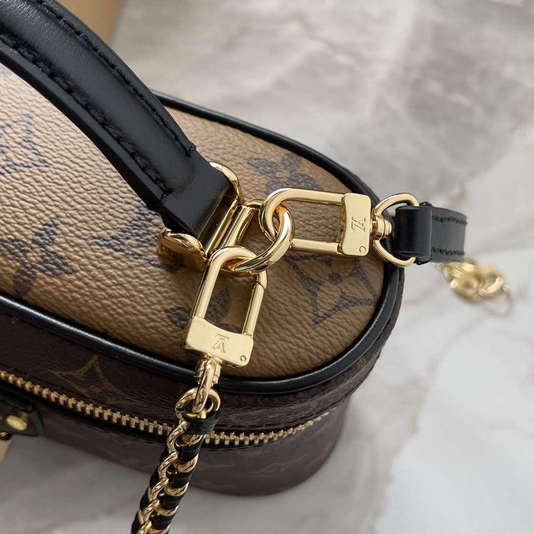 LV M47125 Louis Vuitton Vanity Chain Pouch
